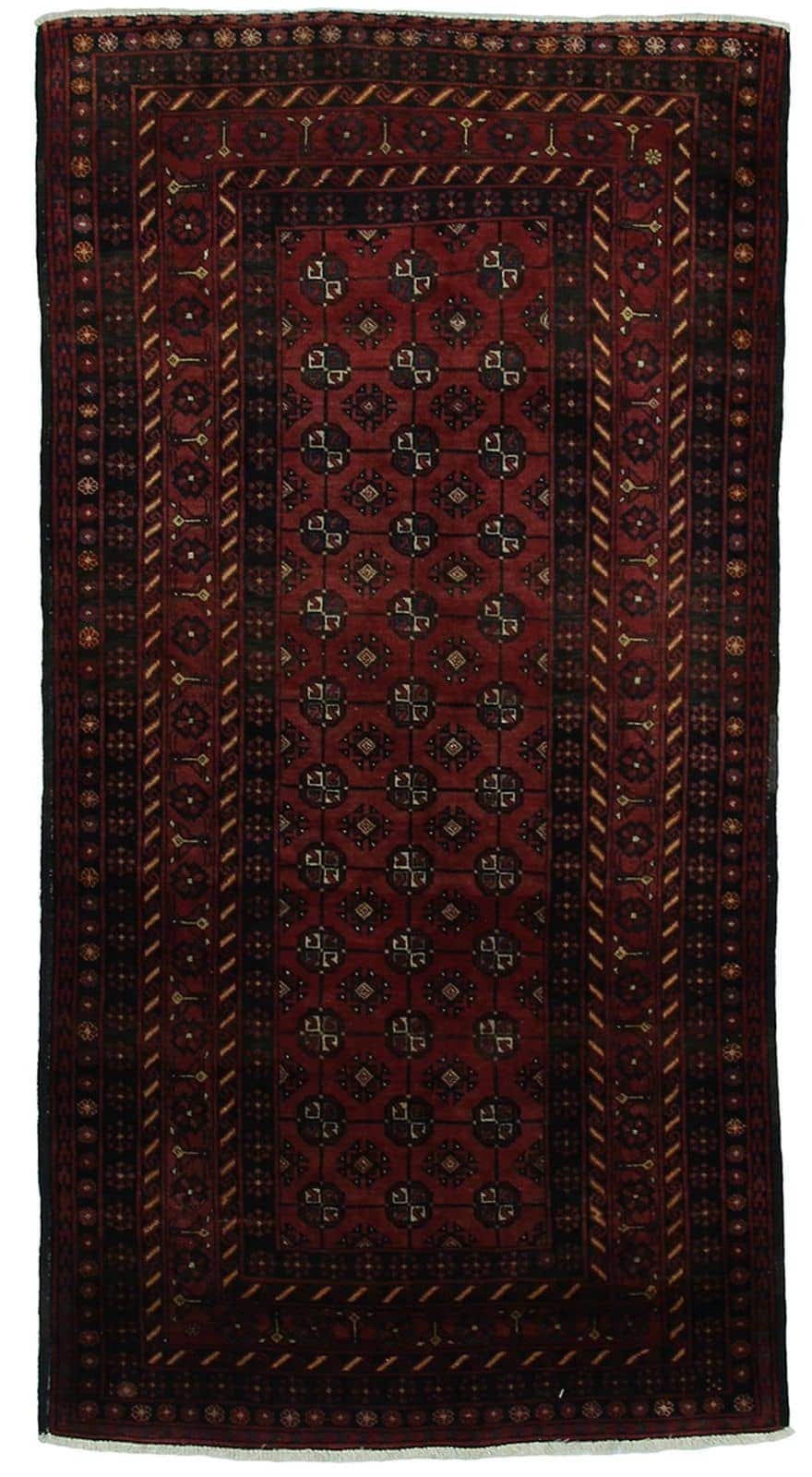 IRANIAN BALOUCH HANDMADE WOOL CARPET