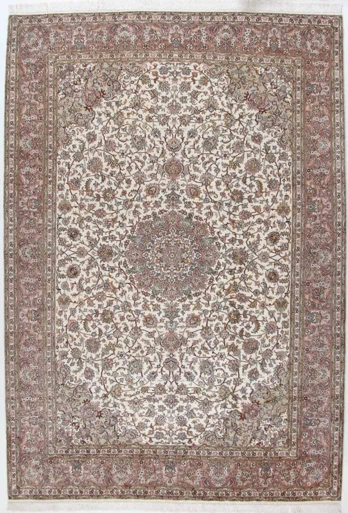INDIAN KASHMIR SILK HANDMADE CARPET