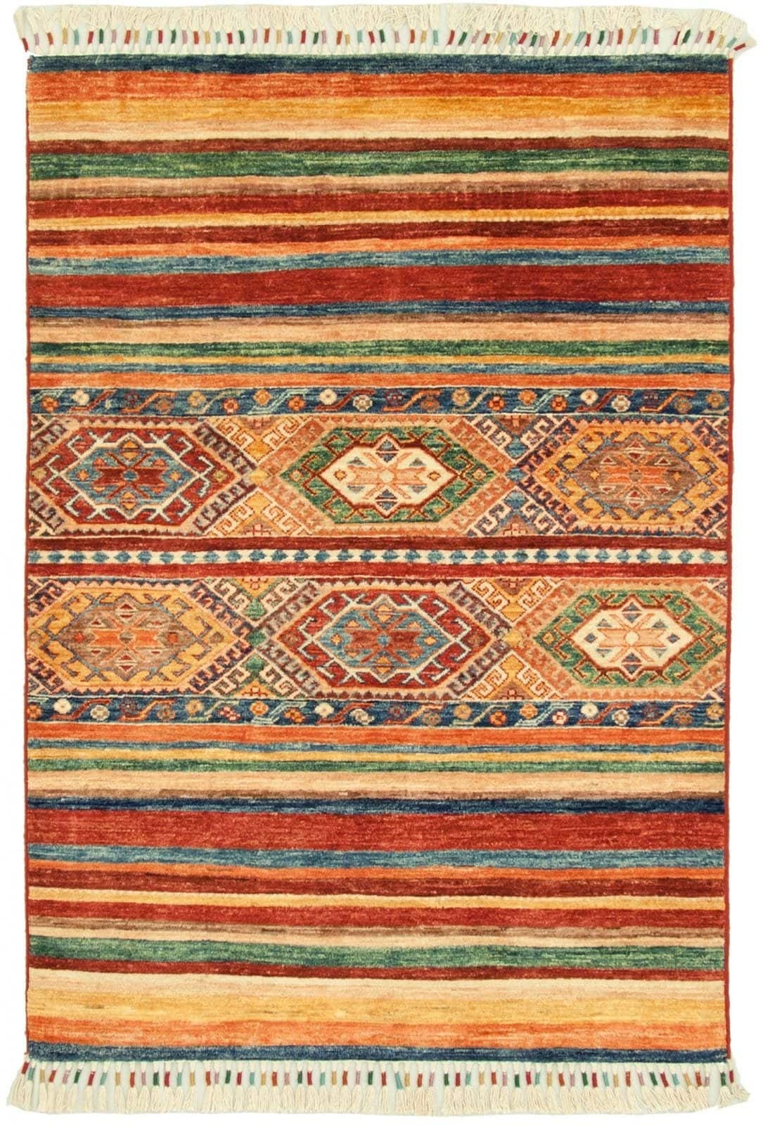 AFGÁN SHIRVAN SHAWL KÉZI CSOMÓZÁSÚ GYAPJÚ SZŐNYEG