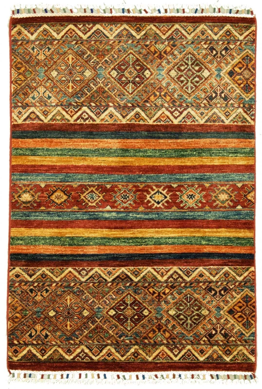 AFGÁN SHIRVAN SHAWL KÉZI CSOMÓZÁSÚ GYAPJÚ SZŐNYEG