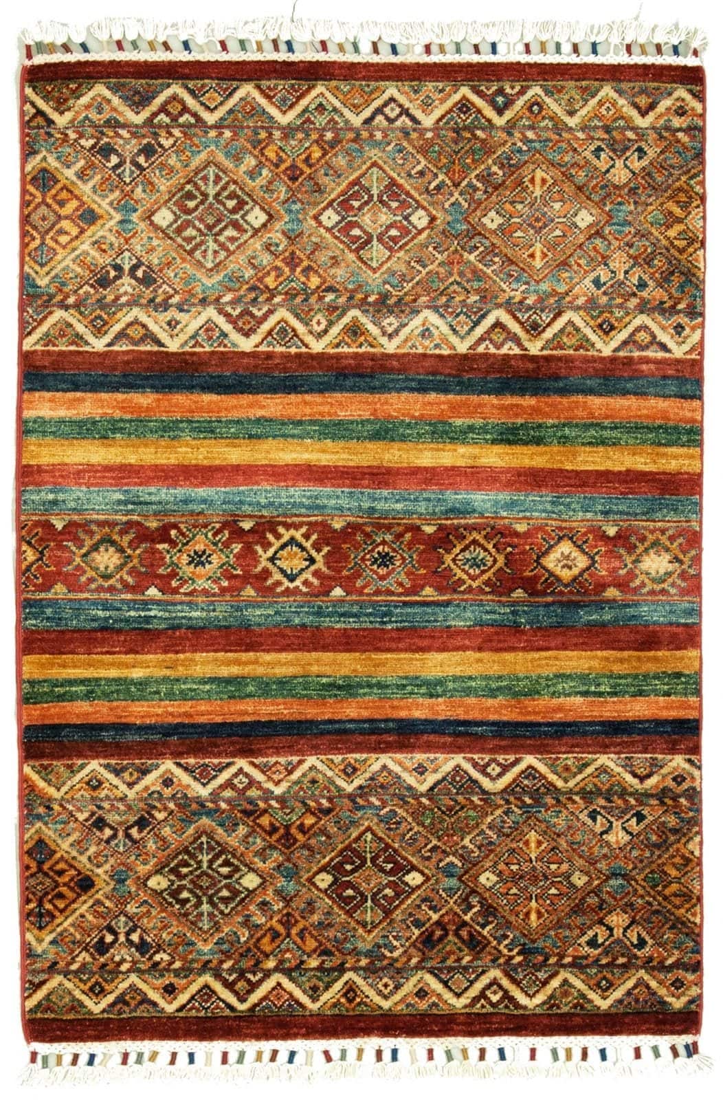 AFGÁN SHIRVAN SHAWL KÉZI CSOMÓZÁSÚ GYAPJÚ SZŐNYEG