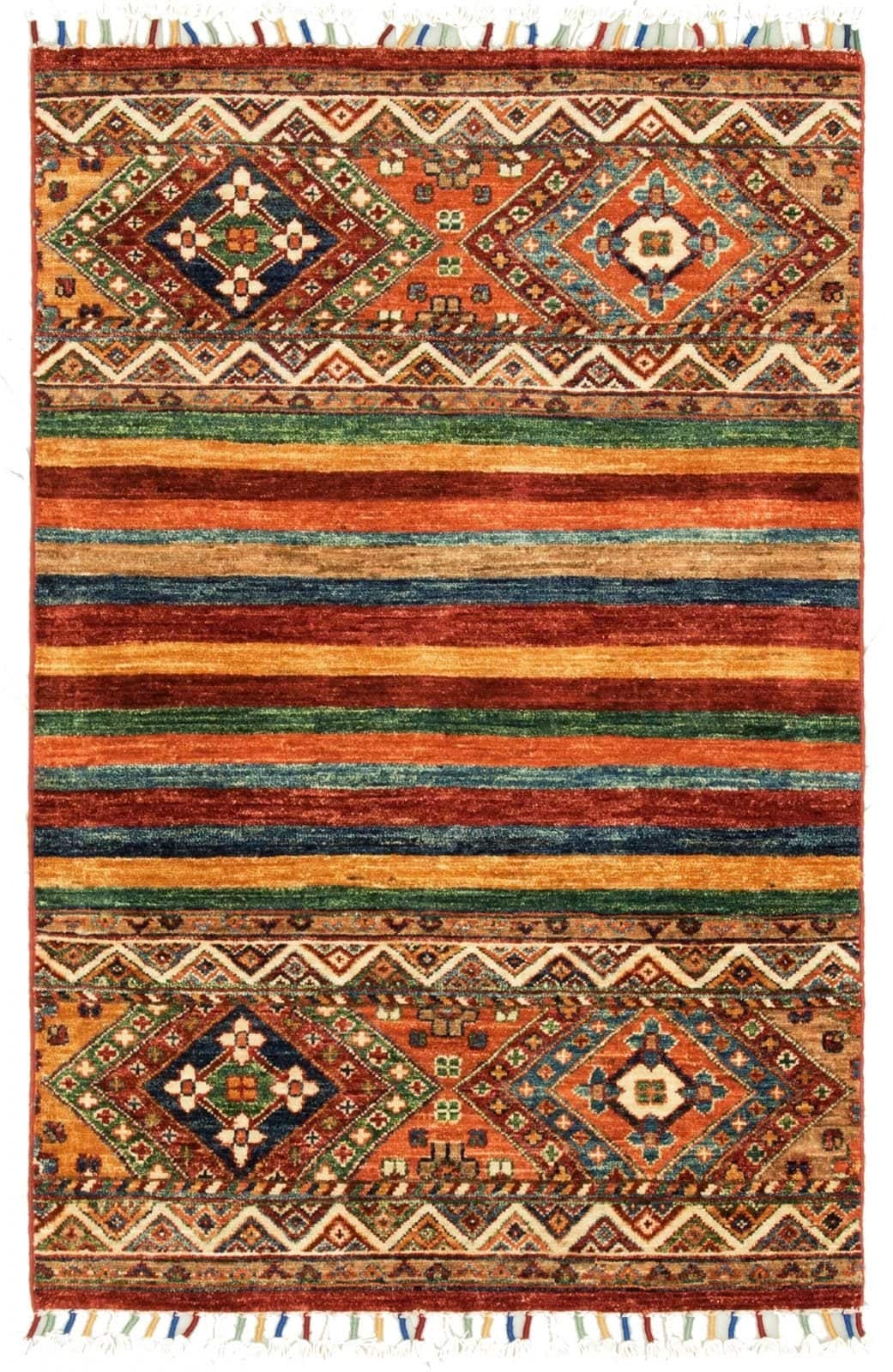 AFGÁN SHIRVAN SHAWL KÉZI CSOMÓZÁSÚ GYAPJÚ SZŐNYEG