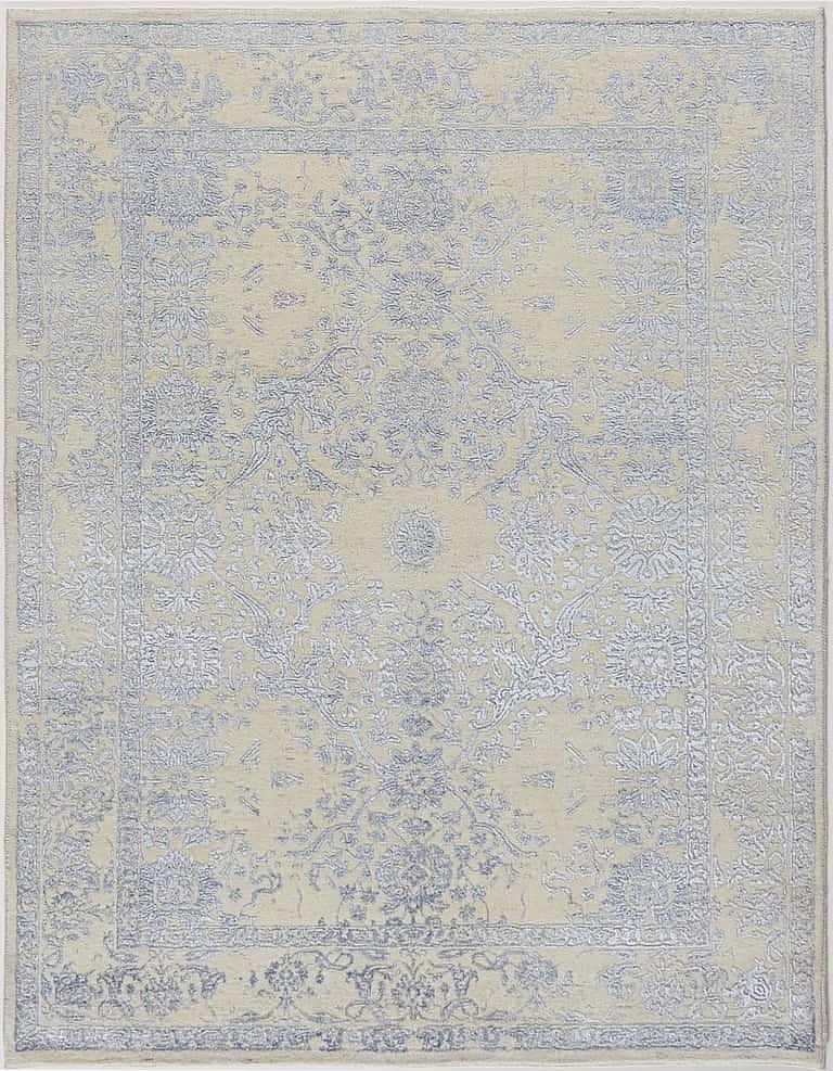 INDIAN AVANT-GARDE KAURIA INDIGO HANDMADE CARPET (multiple sizes)