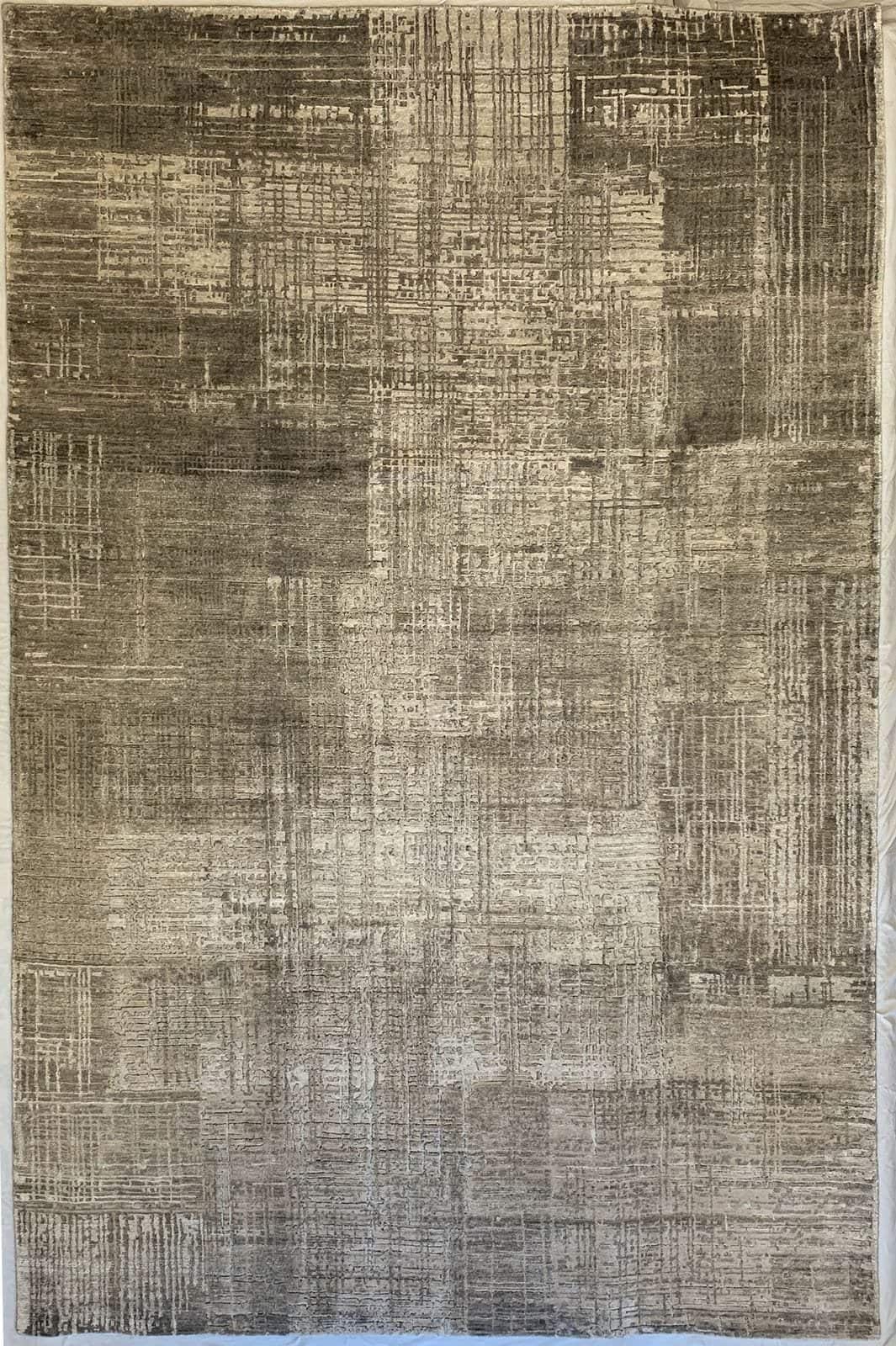 INDIAN AVANT-GARDE BARTA COLLAGE HANDMADE CARPET