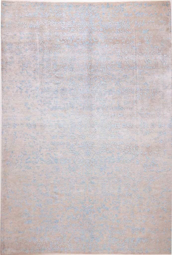 INDIAI AVANT-GARDE TURQUOISE SAND KÉZI CSOMÓZÁSÚ SZŐNYEG (több méretben)