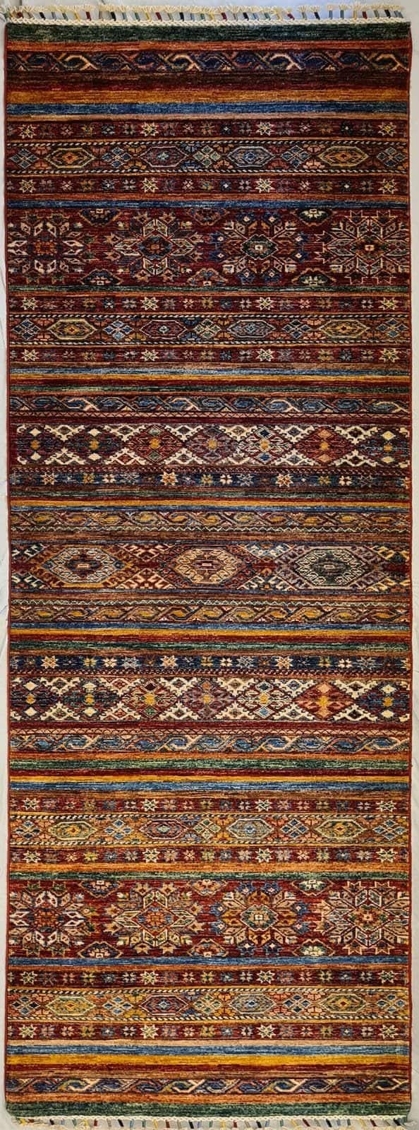 AFGÁN SHIRVAN SHAWL KÉZI CSOMÓZÁSÚ GYAPJÚ SZŐNYEG