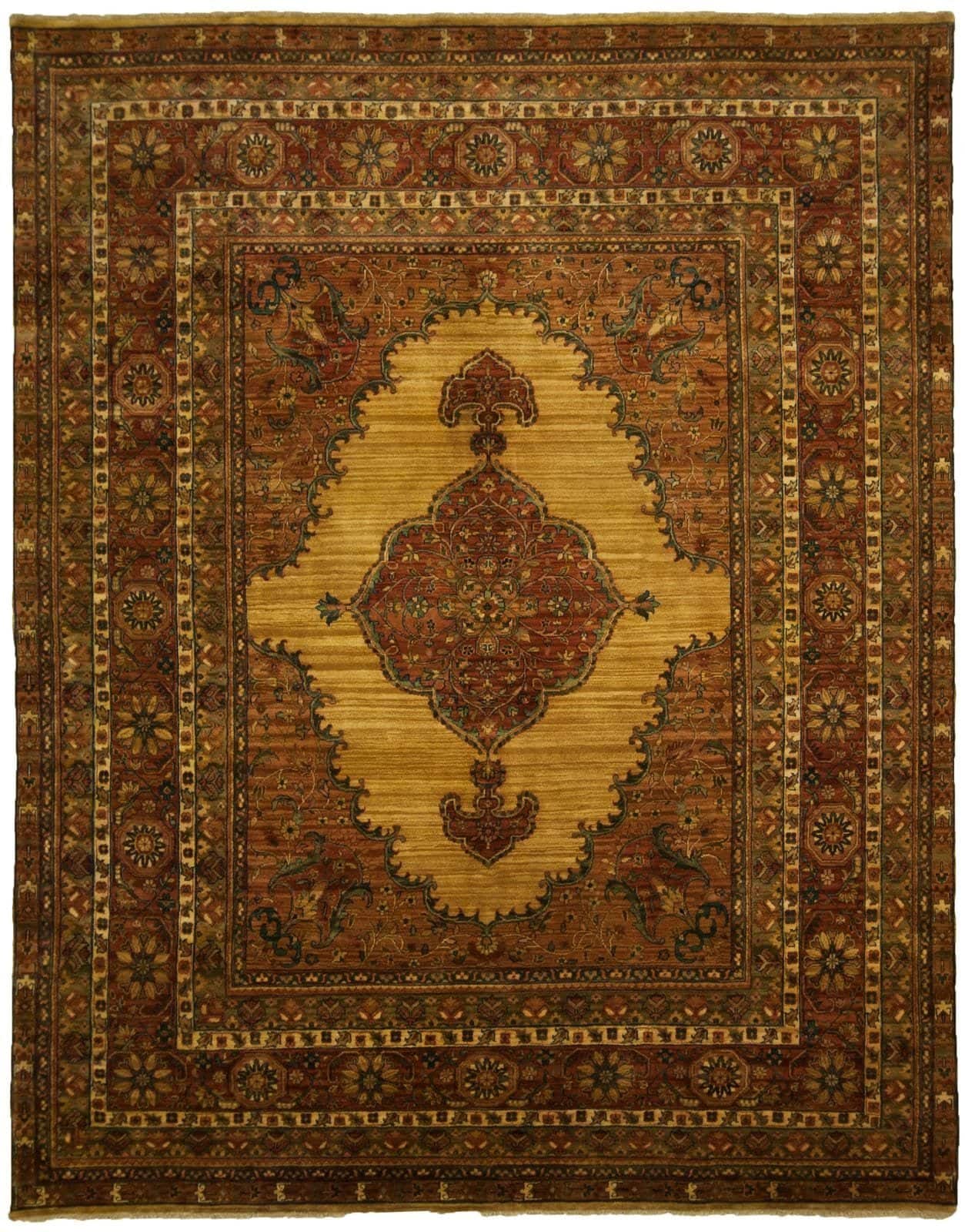 INDIAN SHAHRIZAD HANDMADE WOOL CARPET