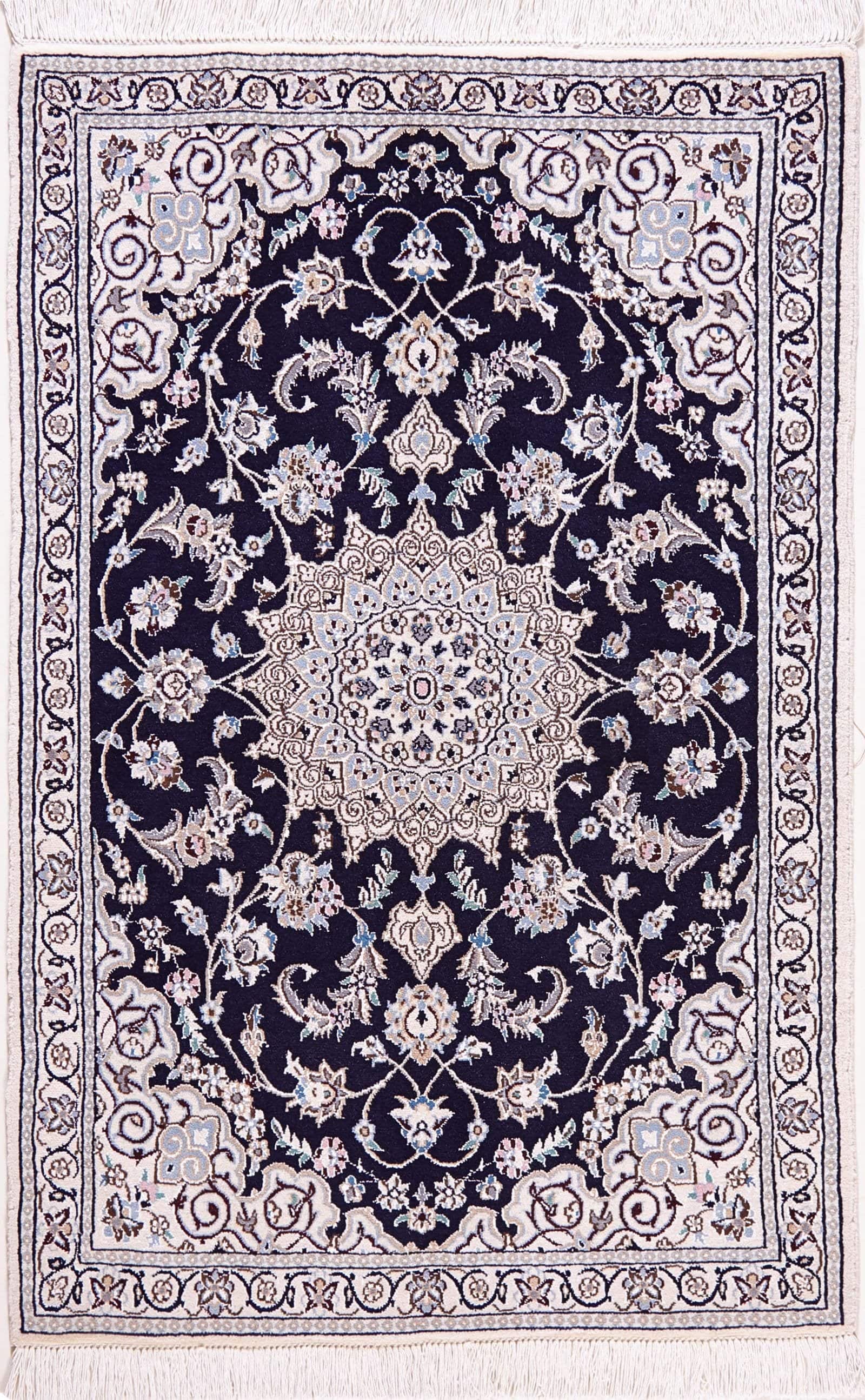 IRANIAN NAIN 9-LA HANDMADE WOOL CARPET