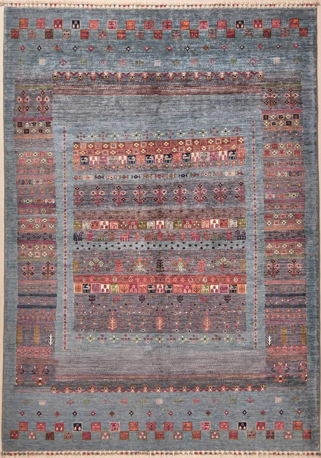 AFGÁN SHIRVAN KÉZI CSOMÓZÁSÚ GYAPJÚ SZŐNYEG