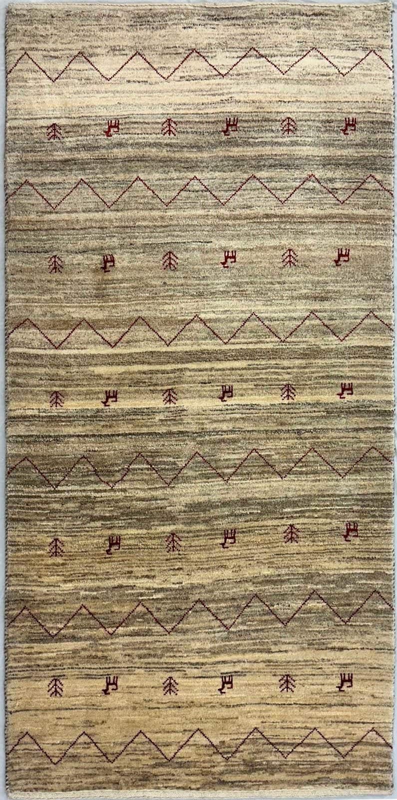 IRANIAN GABBEH HANDMADE WOOL CARPET