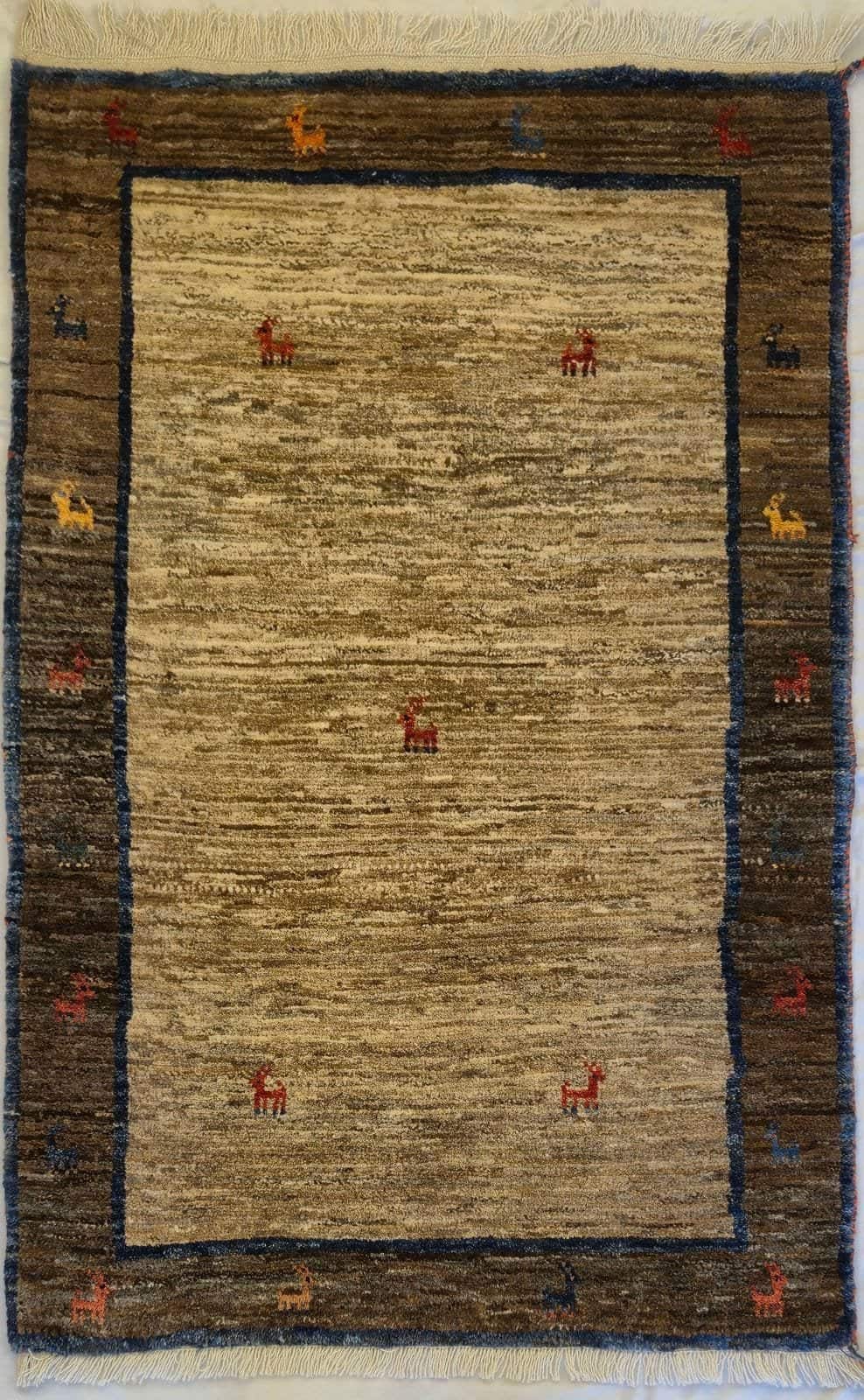 IRANIAN GABBEH HANDMADE WOOL CARPET