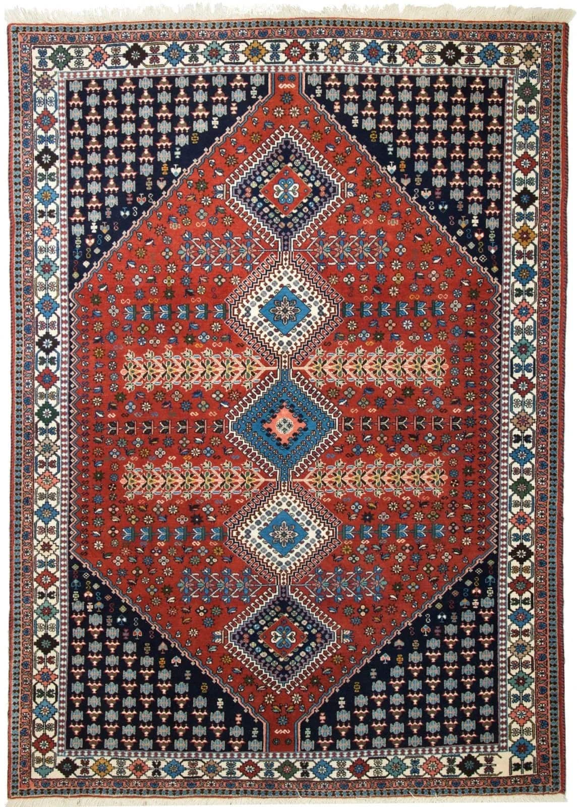 IRANIAN YALAMEH HANDMADE WOOL CARPET