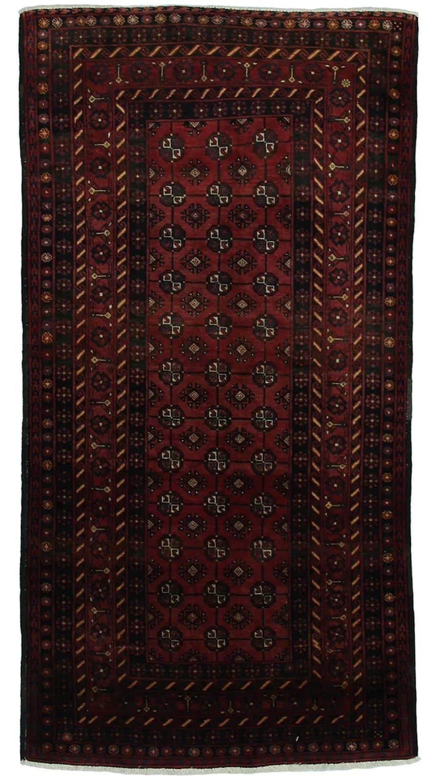 IRANIAN BALOUCH HANDMADE WOOL CARPET