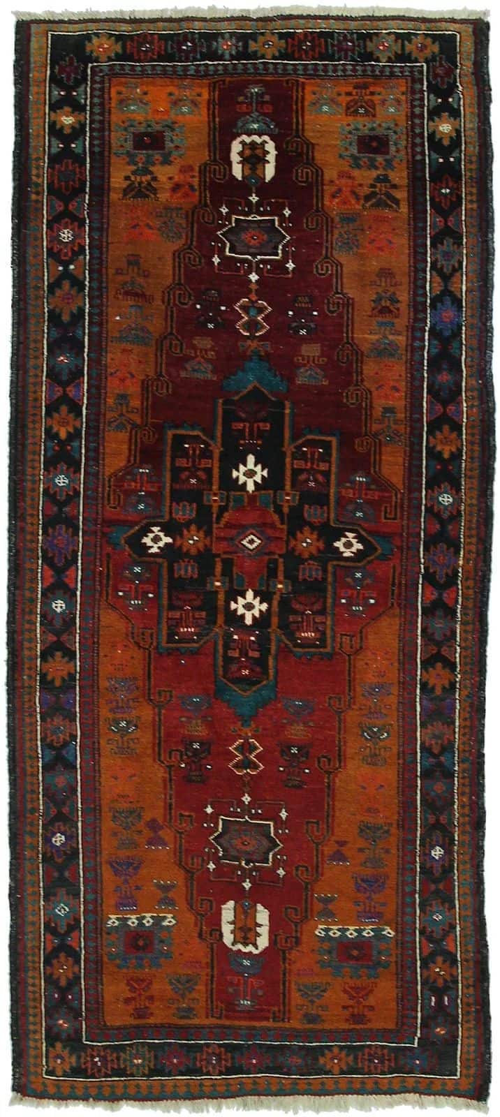 IRANIAN BALOUCH HANDMADE WOOL CARPET