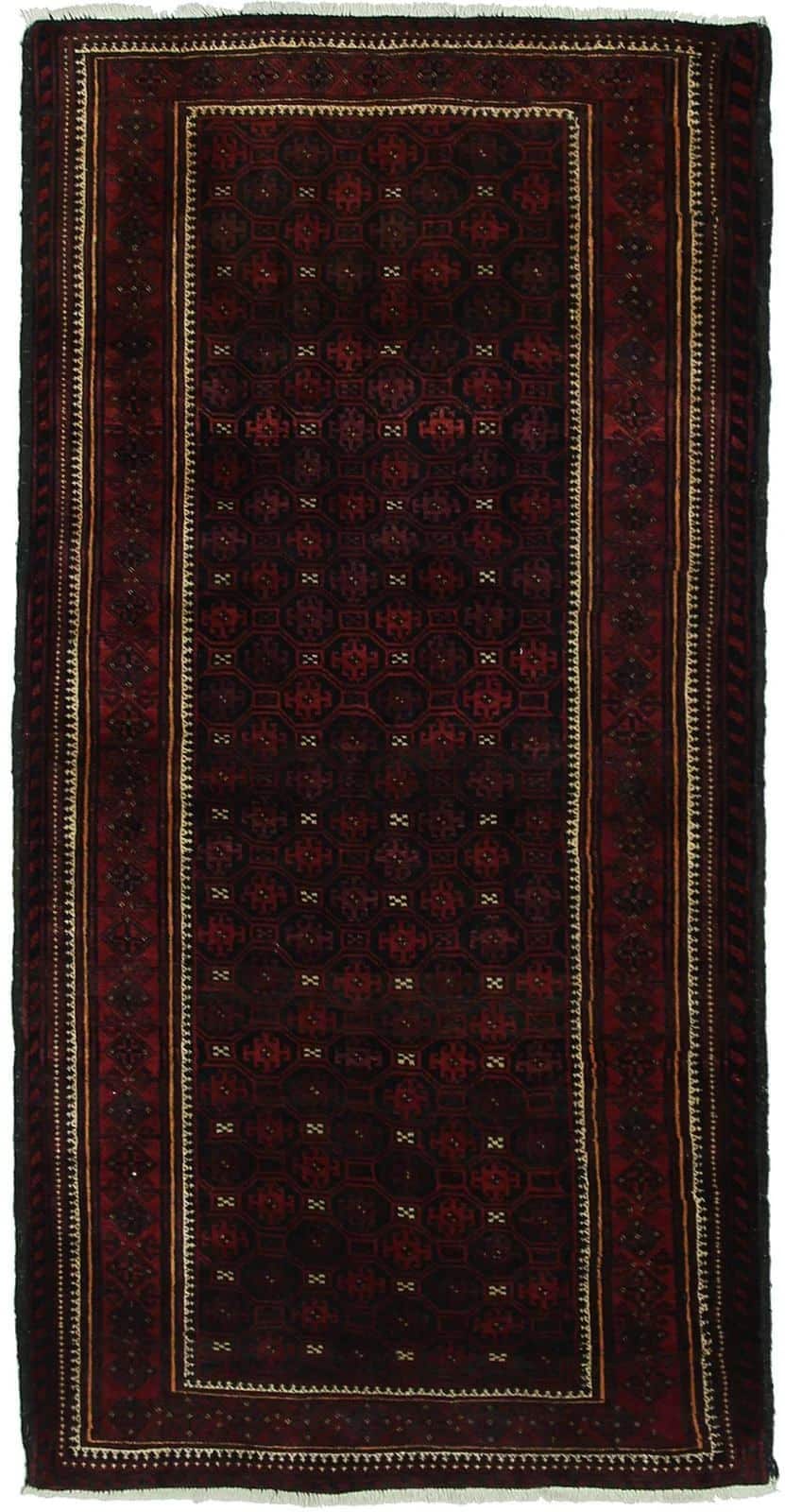 IRANIAN BALOUCH HANDMADE WOOL CARPET