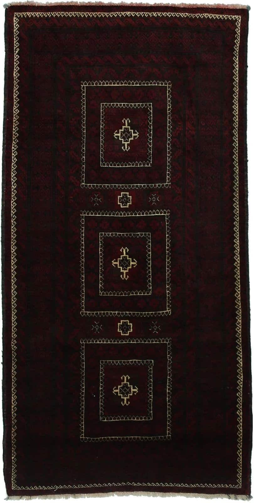 IRANIAN BALOUCH HANDMADE WOOL CARPET