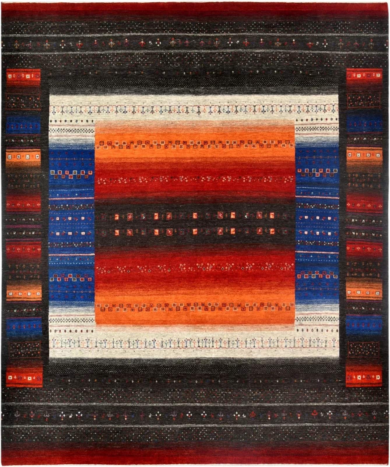 INDIAN LORIBAFT HANDMADE WOOL CARPET