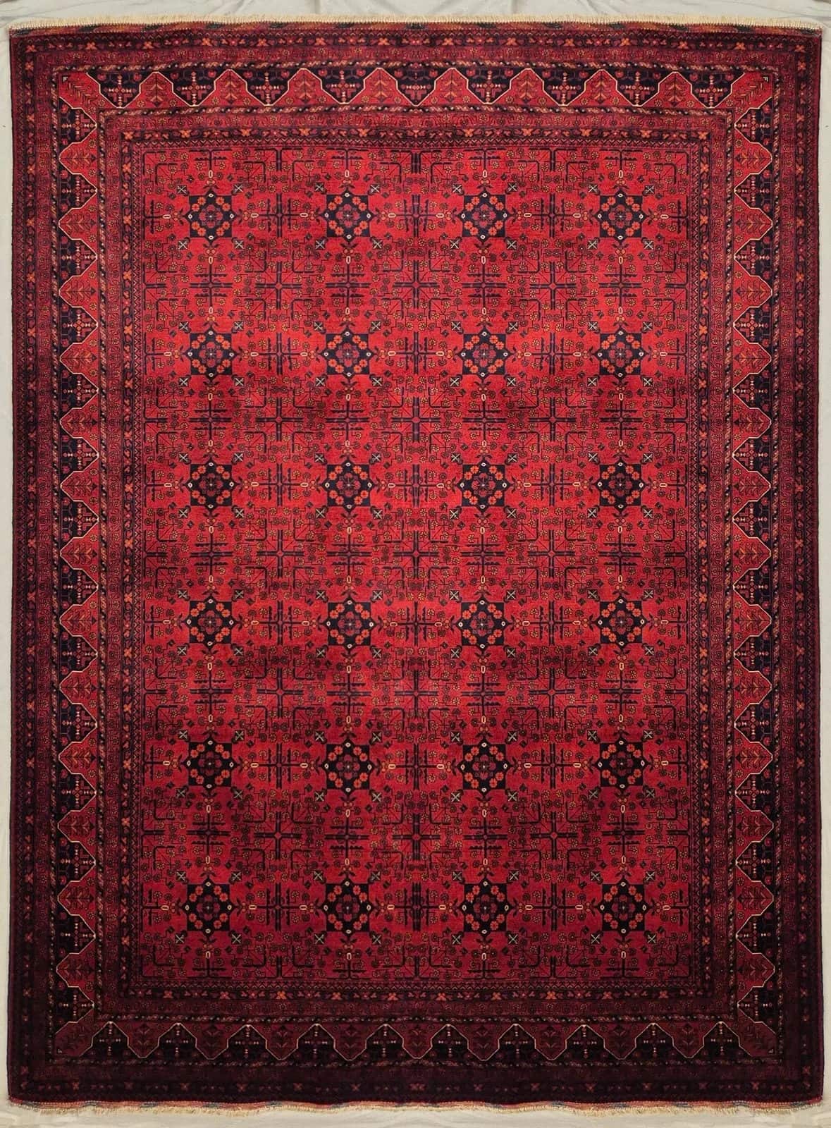 AFGHAN BELJIK HANDMADE WOOL CARPET