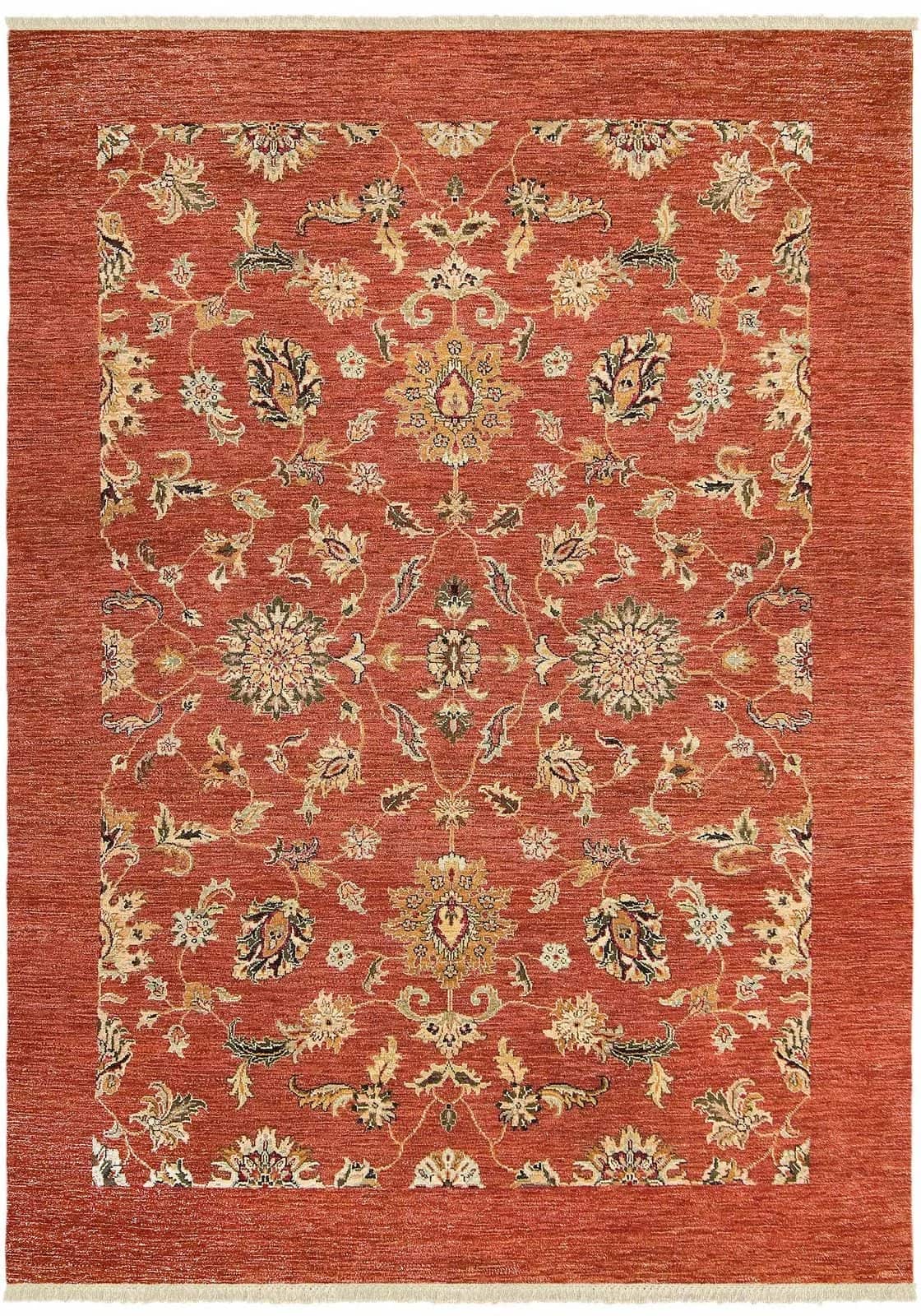 INDIAN RENAISSANCE HANDMADE WOOL CARPET