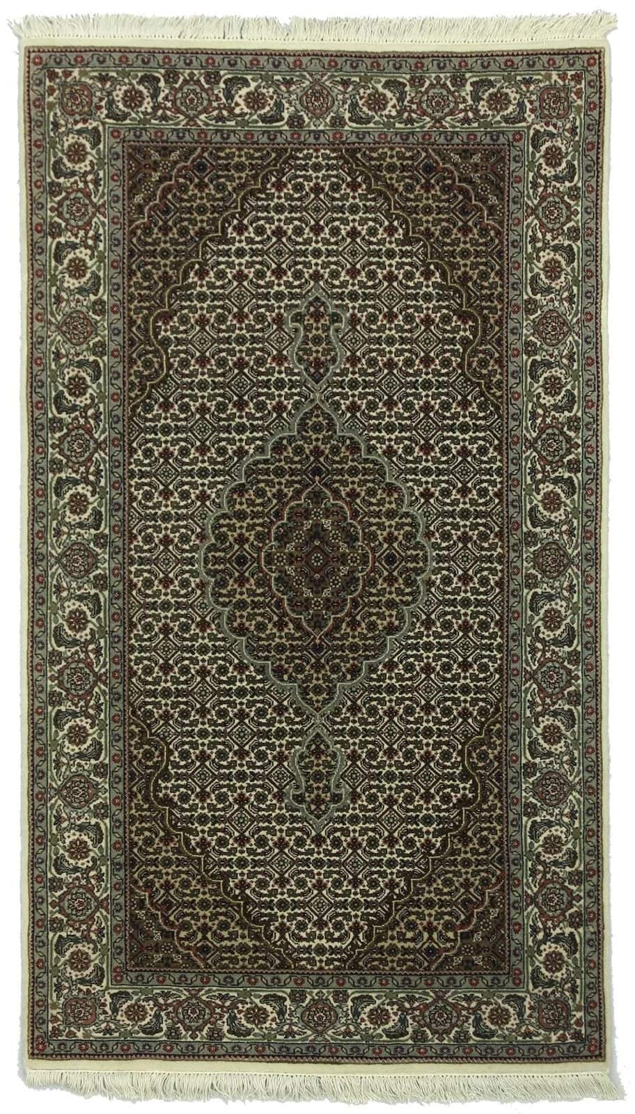 INDIAI TABRIZ MAHI KÉZI CSOMÓZÁSÚ GYAPJÚ SZŐNYEG