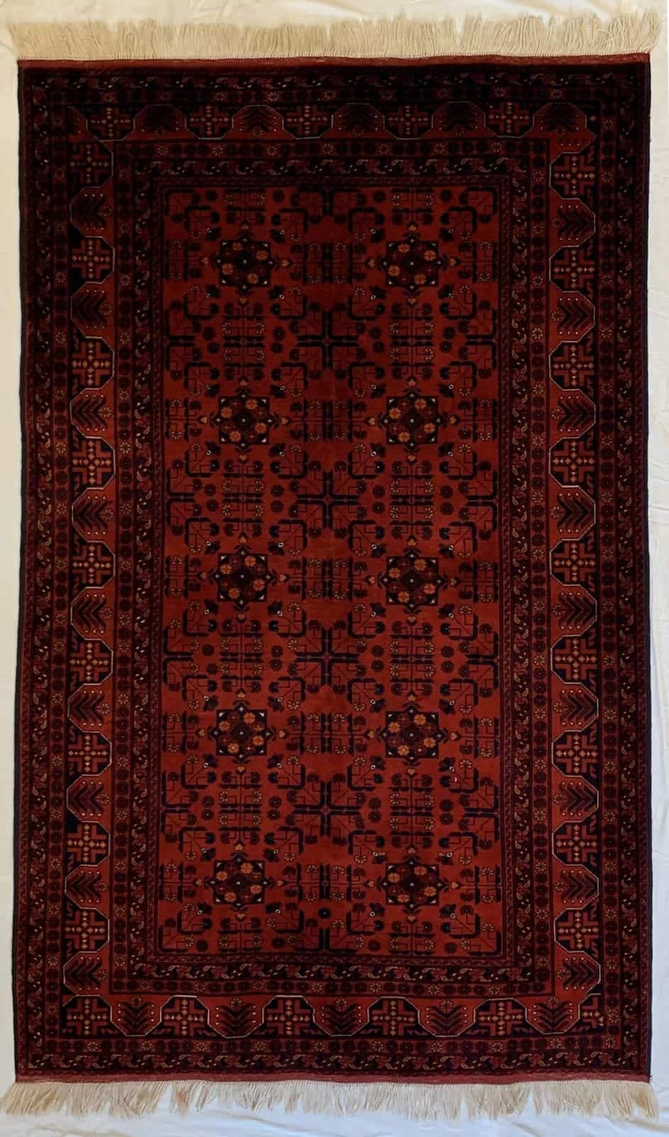 AFGHAN BELJIK HANDMADE WOOL CARPET