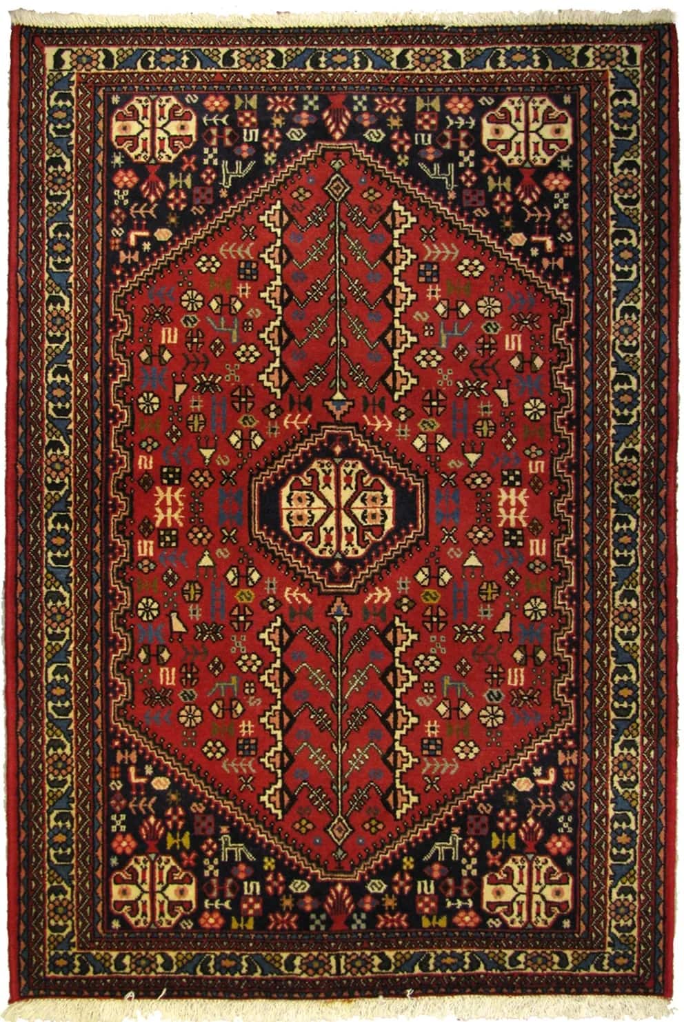IRANIAN ABADEH HANDMADE WOOL CARPET