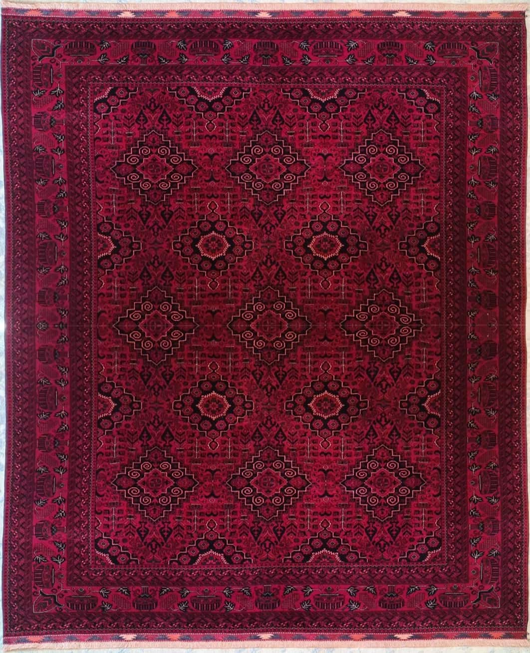 AFGHAN BELJIK HANDMADE WOOL CARPET