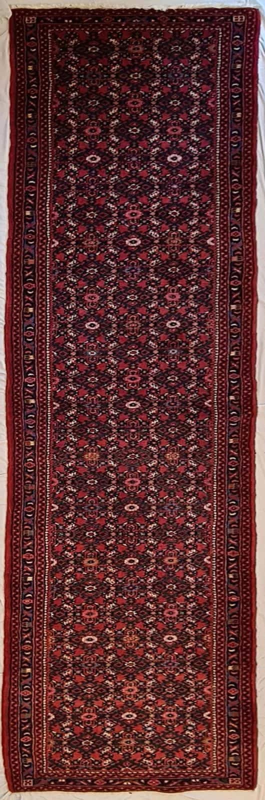 IRANIAN HAMADAN HANDMADE WOOL CARPET