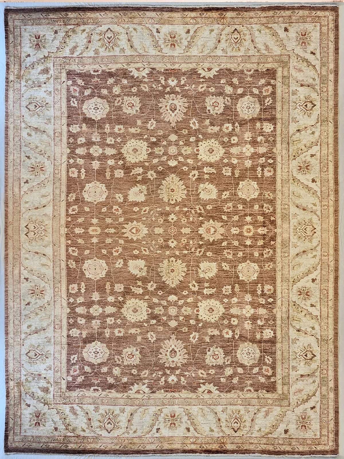 AFGHAN FARAHAN ZIEGLER HANDMADE WOOL CARPET