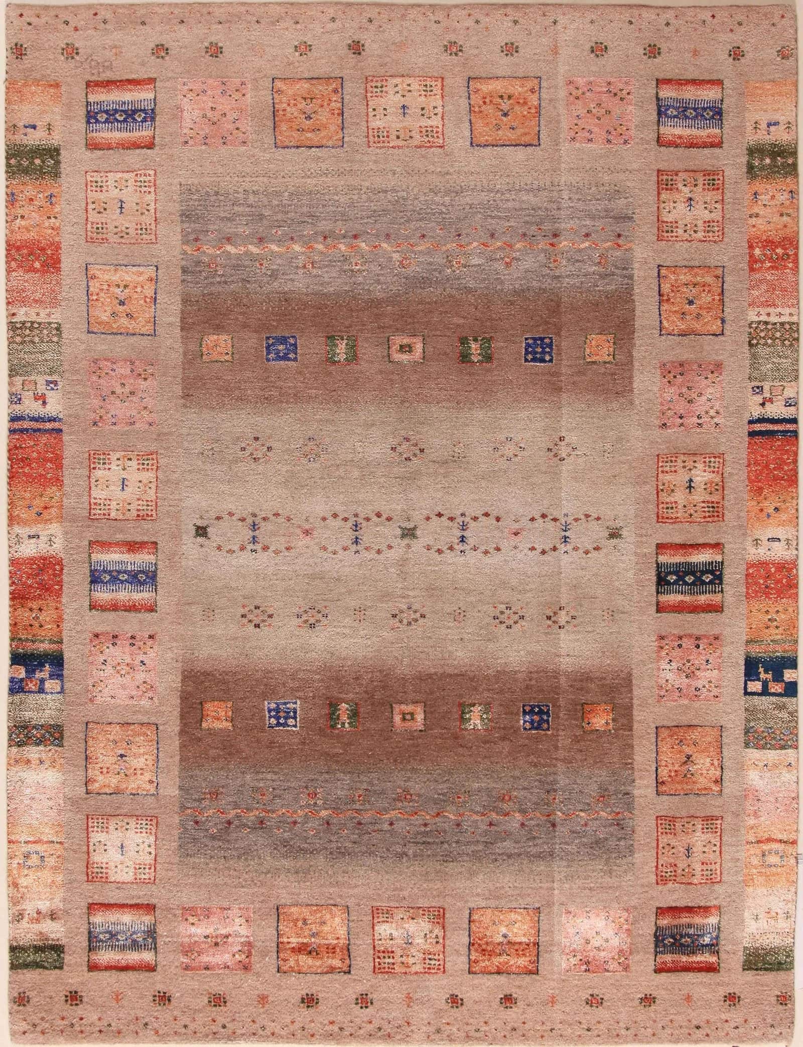 INDIAN LORIBAFT HANDMADE WOOL CARPET (Multiple Sizes)
