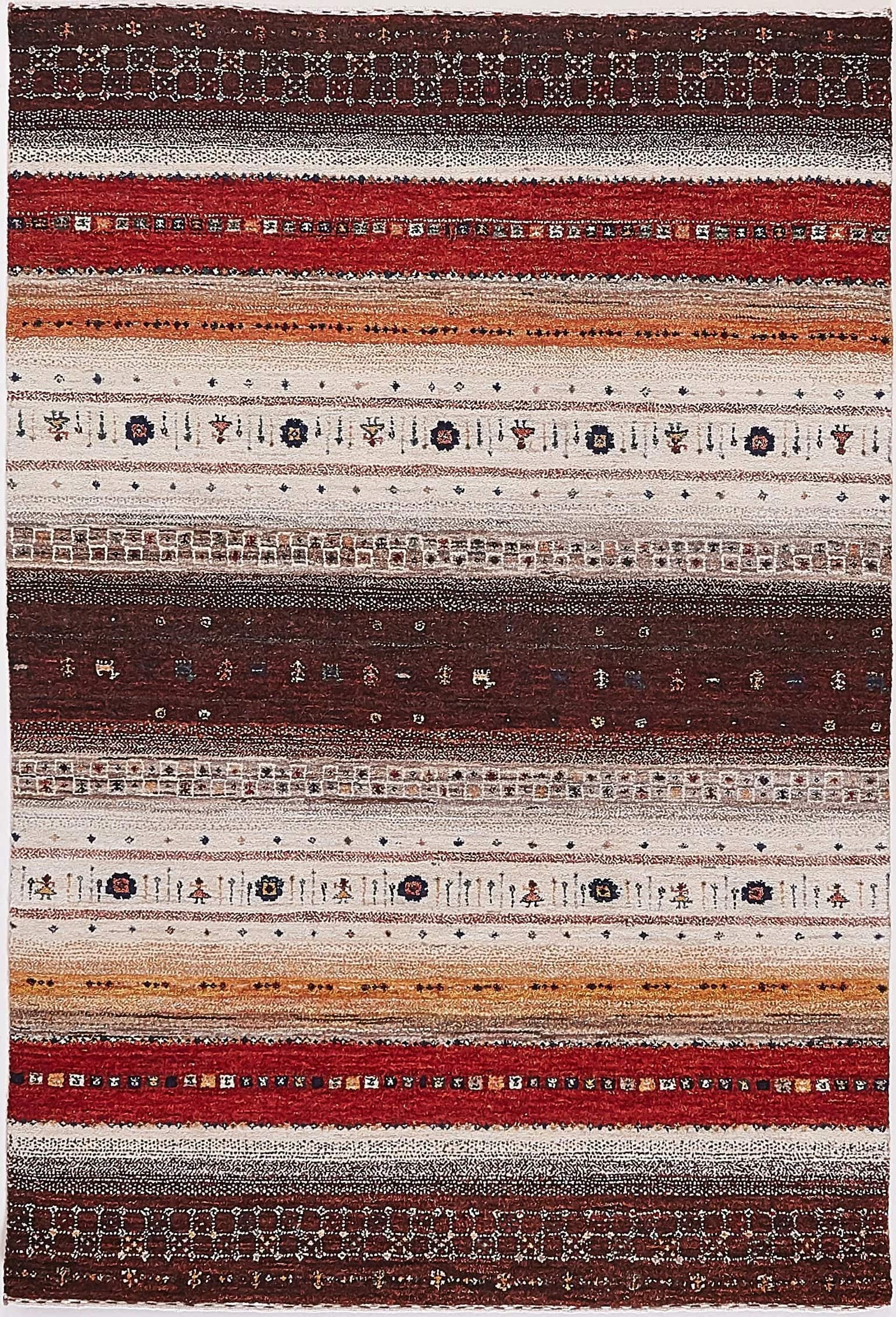 INDIAN LORIBAFT HANDMADE WOOL CARPET