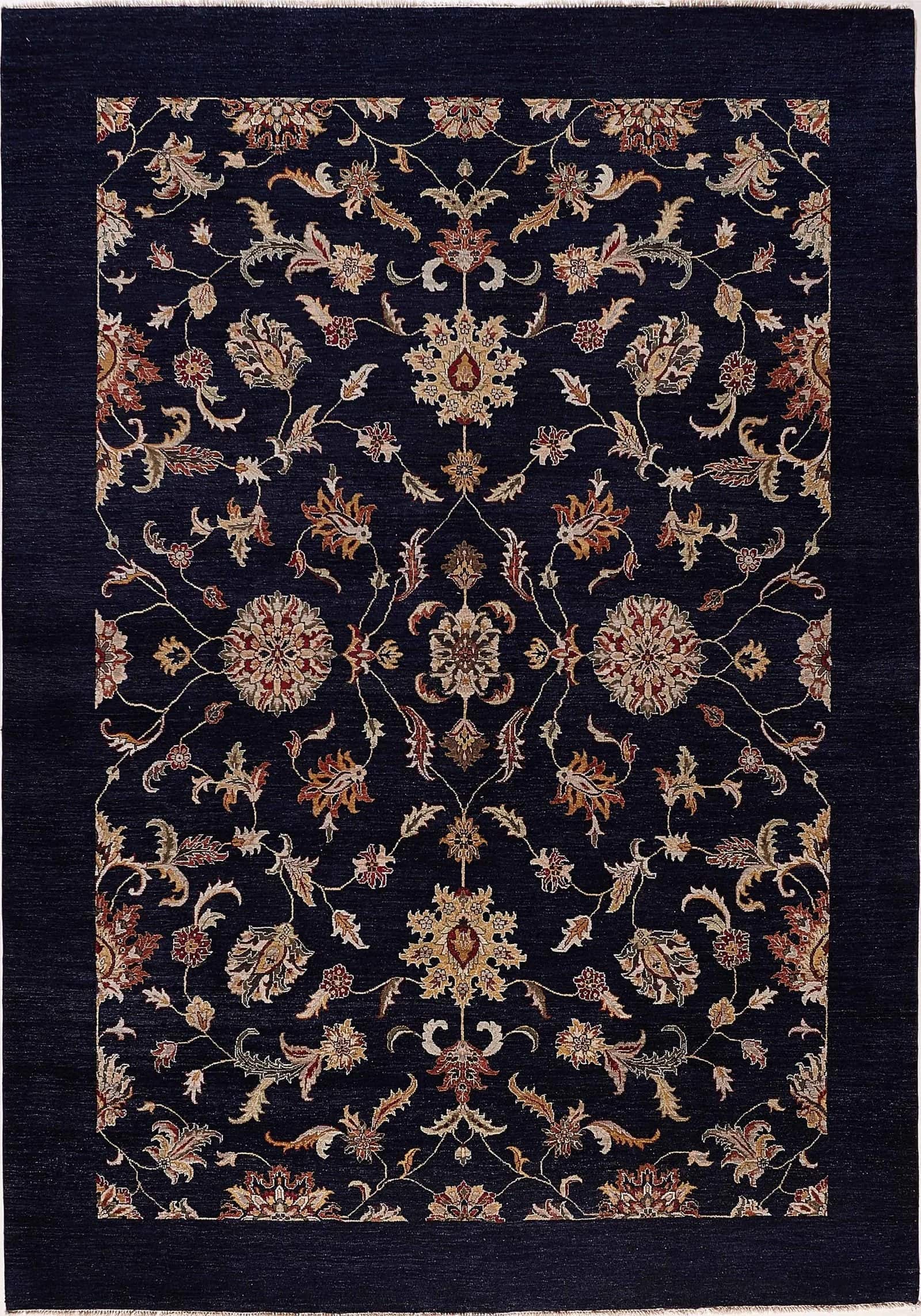 INDIAN RENAISSANCE HANDMADE WOOL CARPET