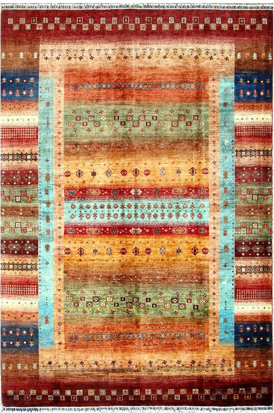 AFGHAN SHIRVAN HANDMADE WOOL CARPET