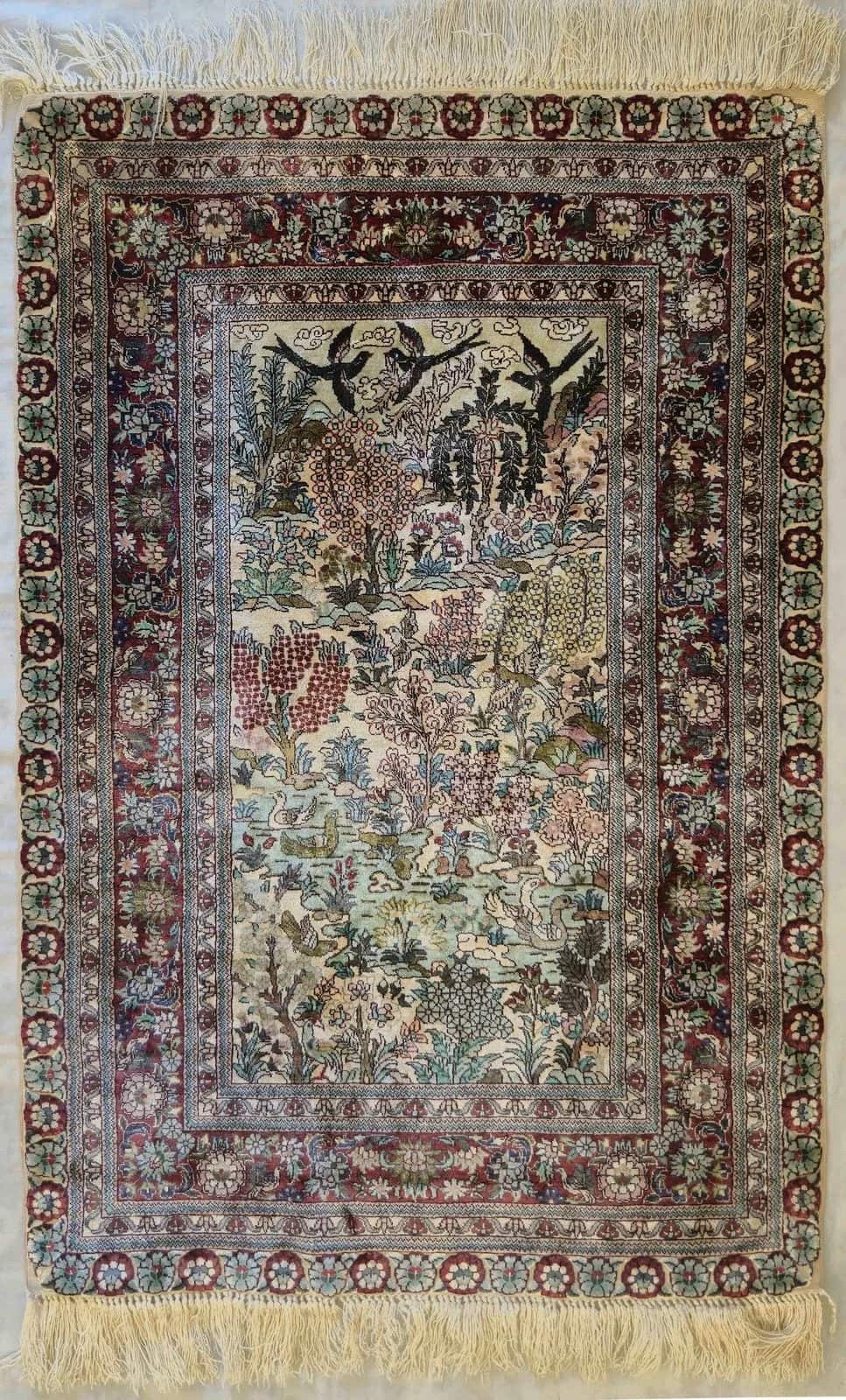 CHINESE SILK HANDMADE CARPET