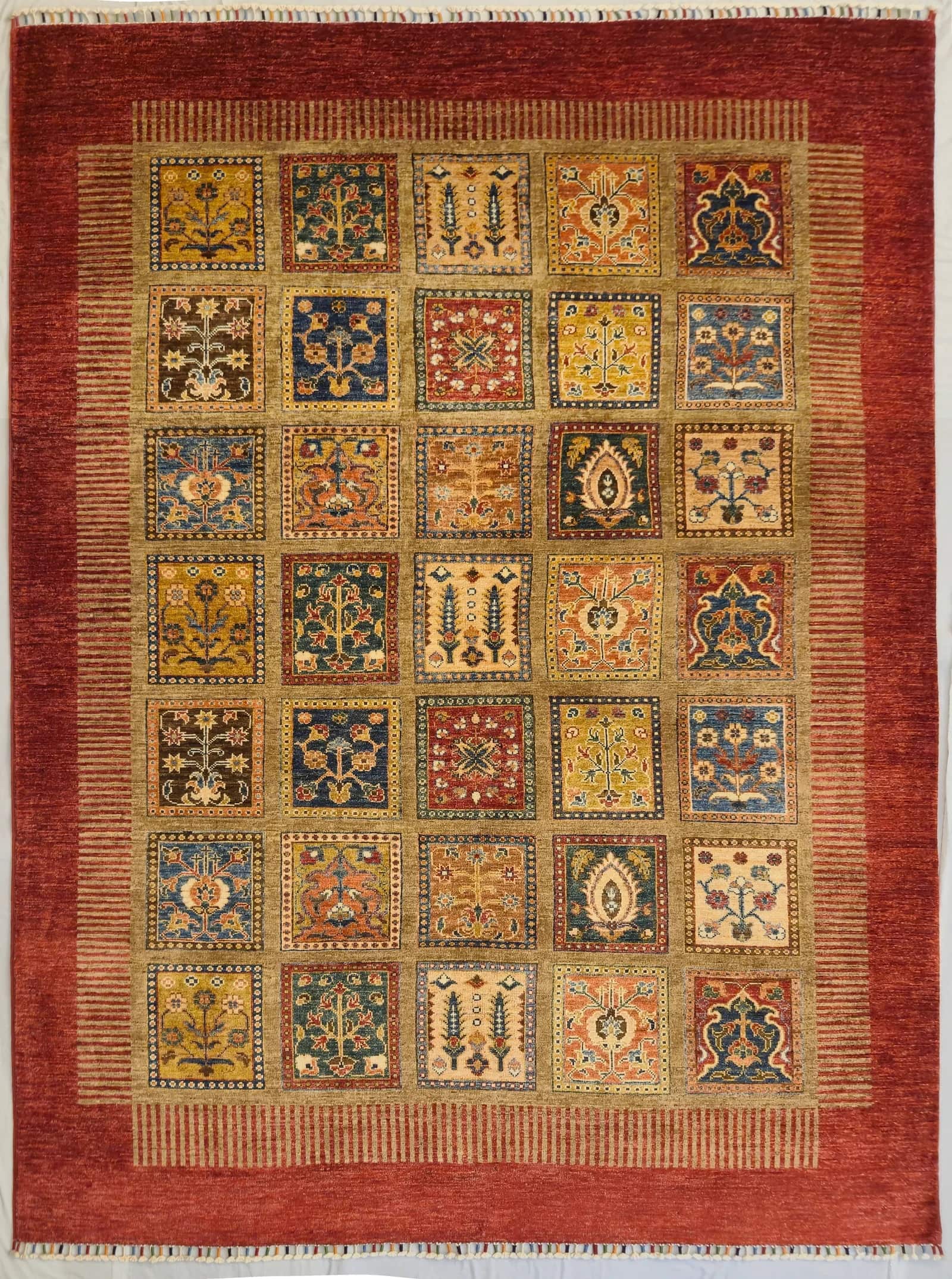 AFGHAN SHIRVAN HANDMADE WOOL CARPET