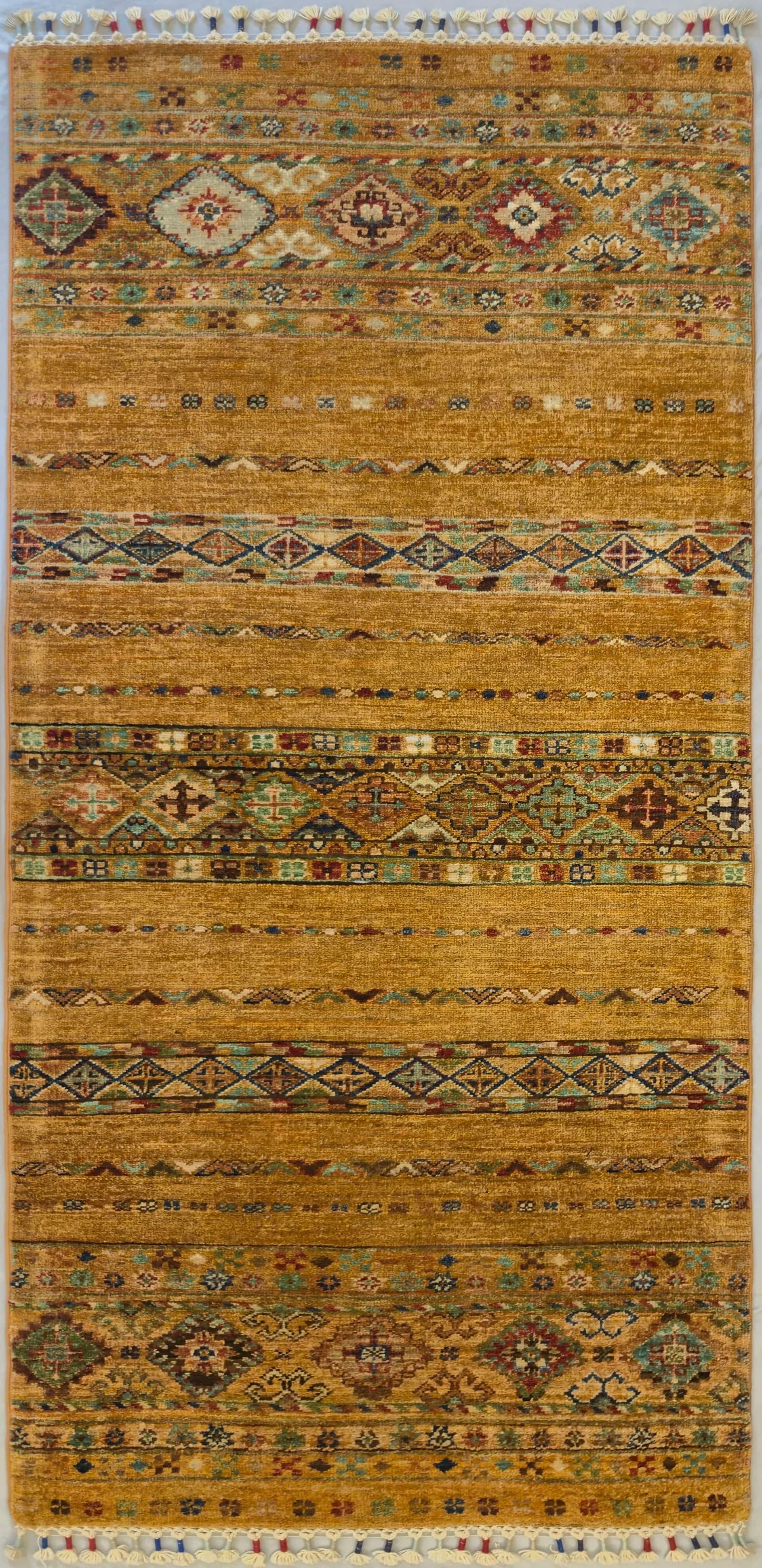 AFGHAN SHIRVAN SHAWL HANDMADE WOOL CARPET