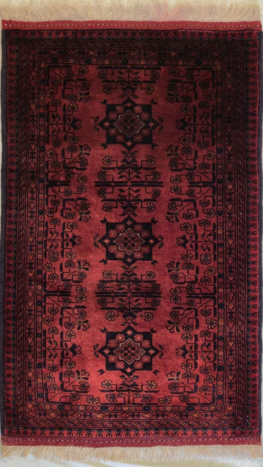 AFGHAN BELJIK HANDMADE WOOL CARPET