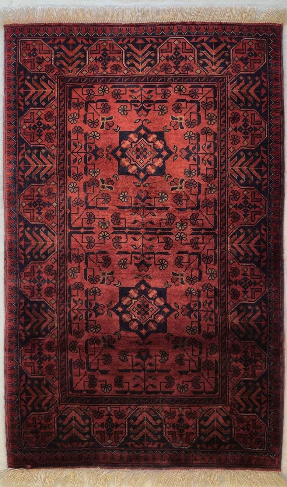 AFGHAN BELJIK HANDMADE WOOL CARPET