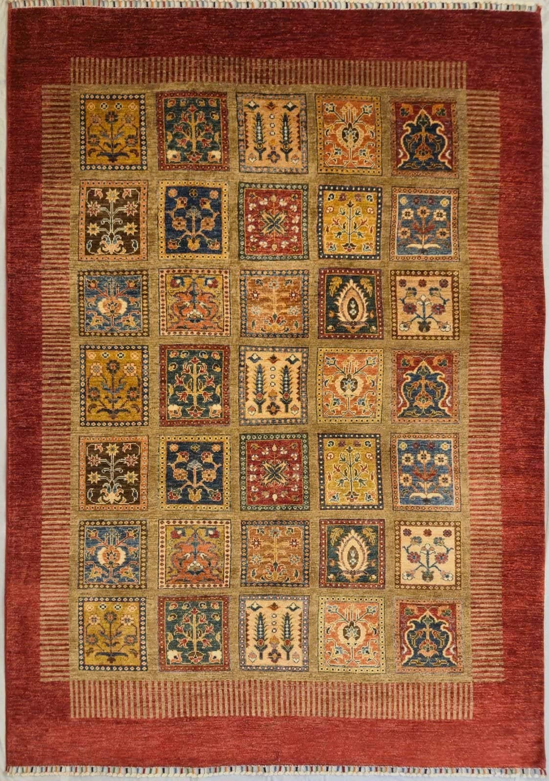 AFGHAN SHIRVAN HANDMADE WOOL CARPET