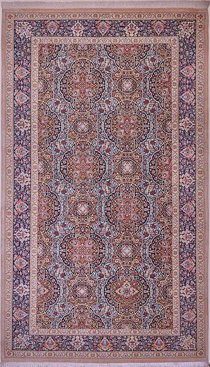 IRÁNI QOM SELYEM KÉZI CSOMÓZÁSÚ SZŐNYEG