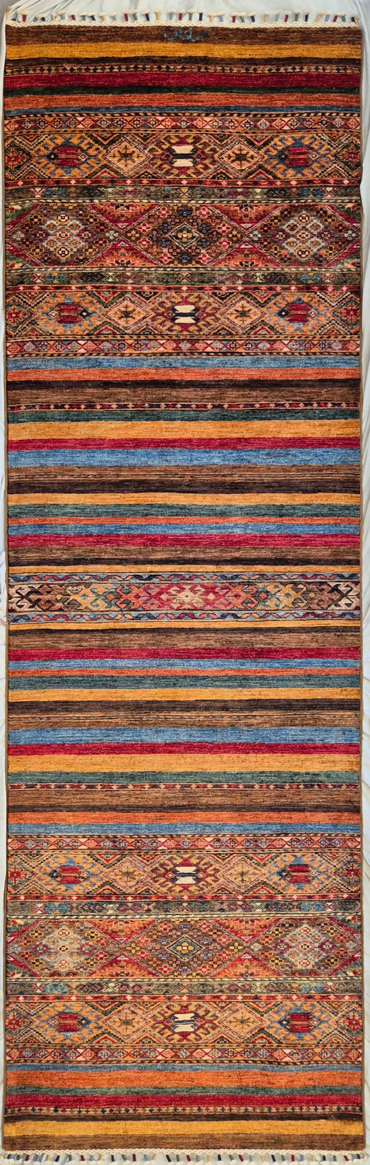 AFGHAN SHIRVAN SHAWL HANDMADE WOOL CARPET