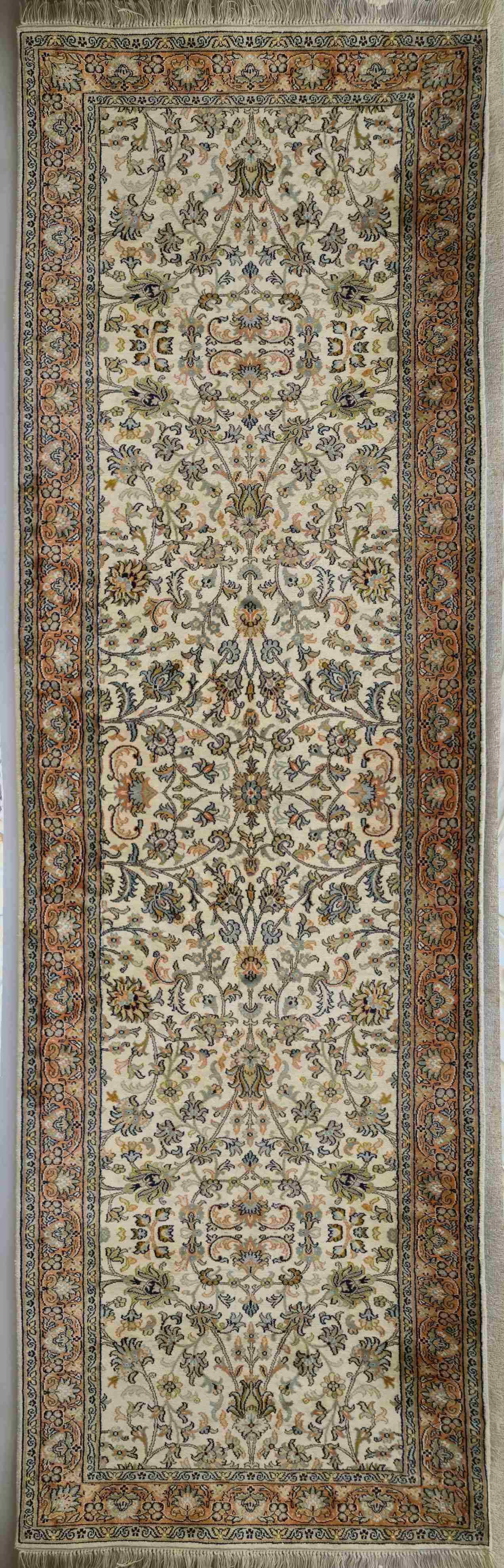 INDIAN KASHMIR SILK HANDMADE CARPET