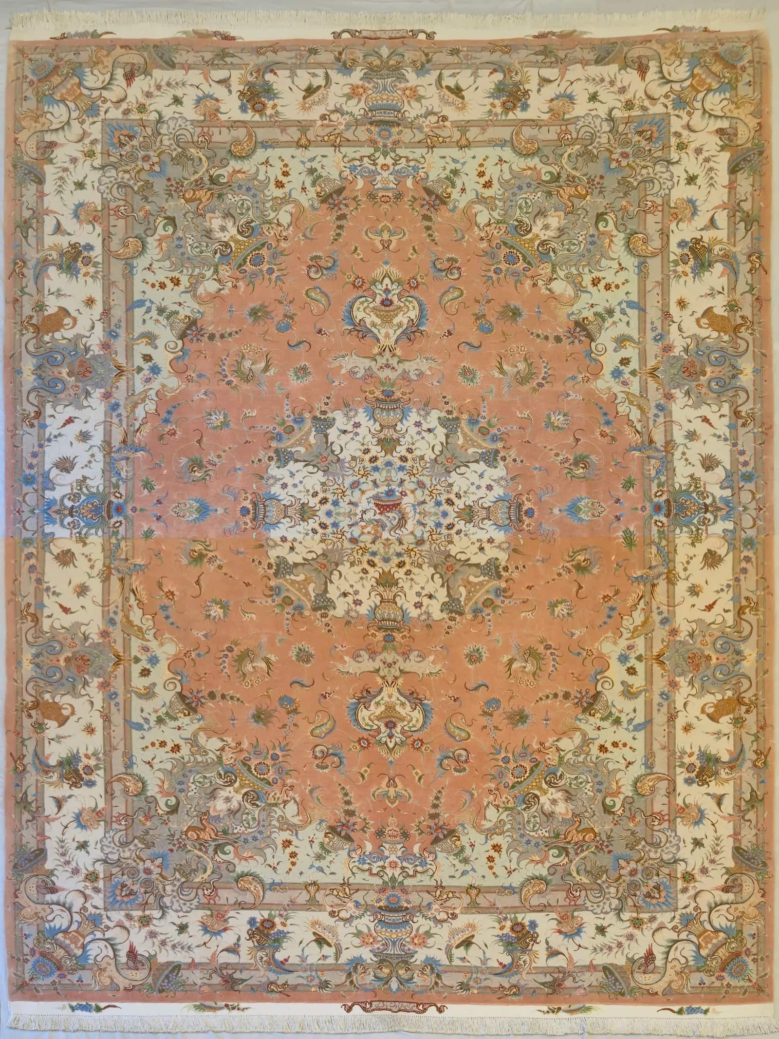IRÁNI TABRIZ KÉZI CSOMÓZÁSÚ SZŐNYEG