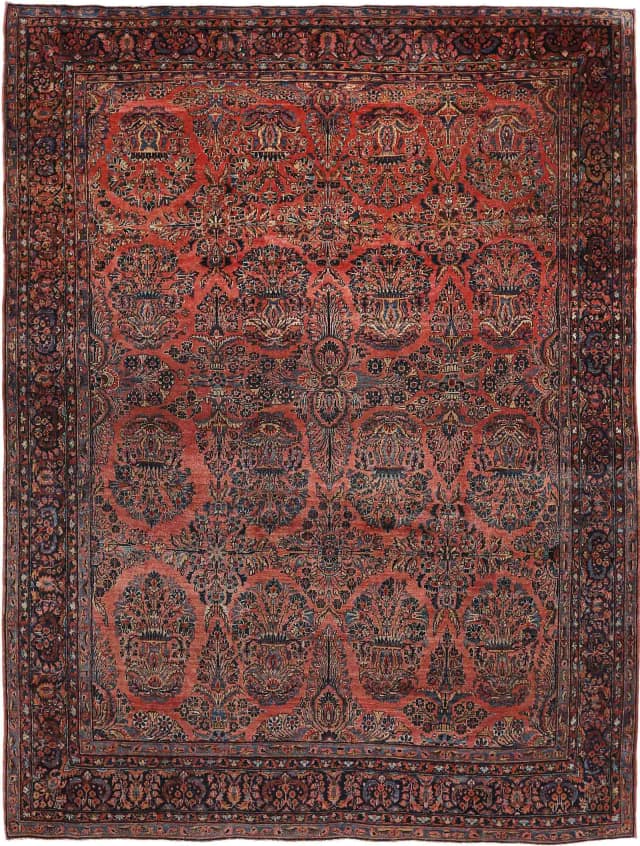 IRANIAN SAROUGH HANDMADE WOOL CARPET