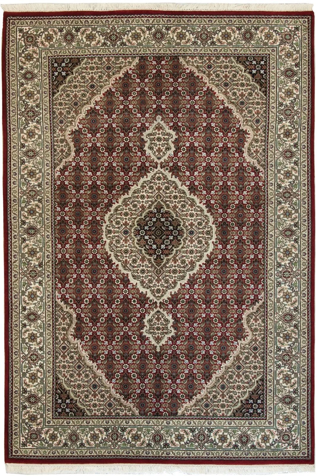 INDIAN TABRIZ MAHI HANDMADE CARPET