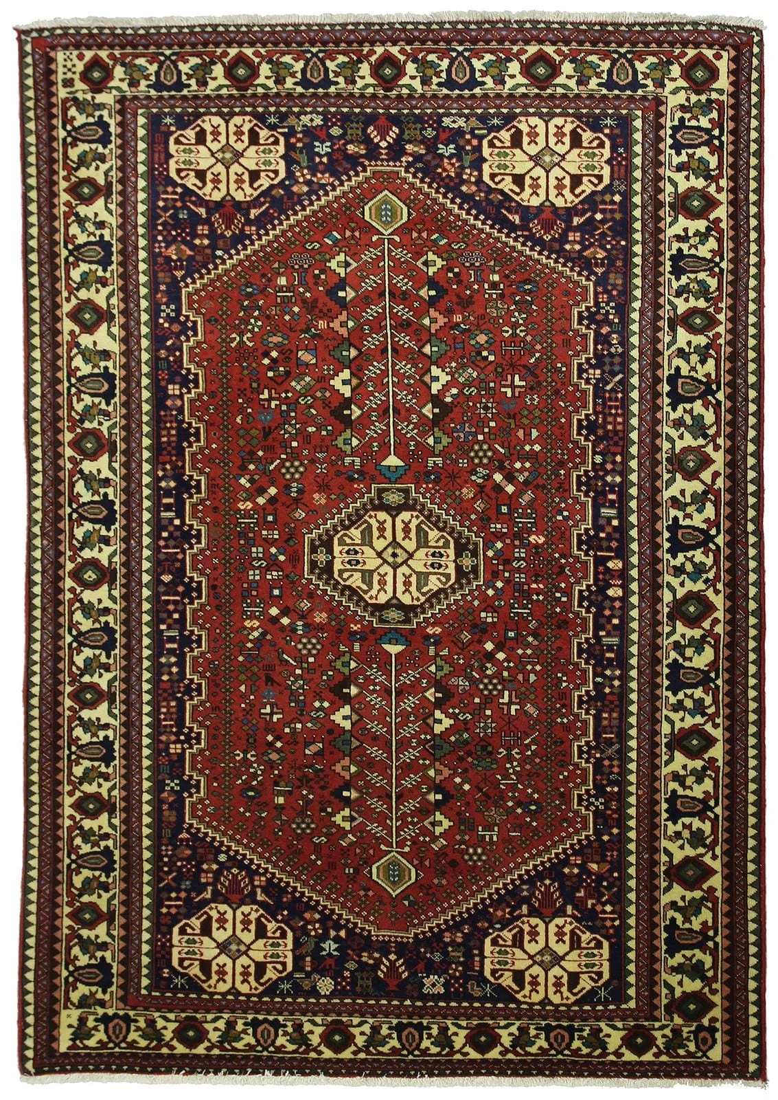 IRANIAN ABADEH HANDMADE WOOL CARPET