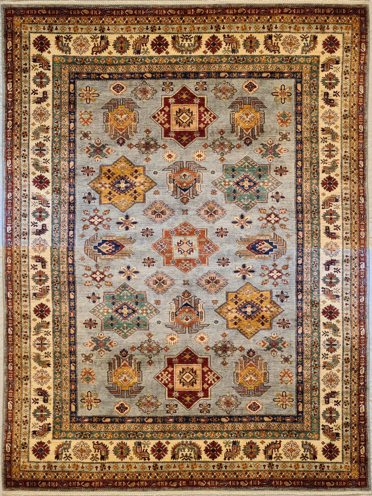 AFGHAN SHIRVAN HANDMADE WOOL CARPET