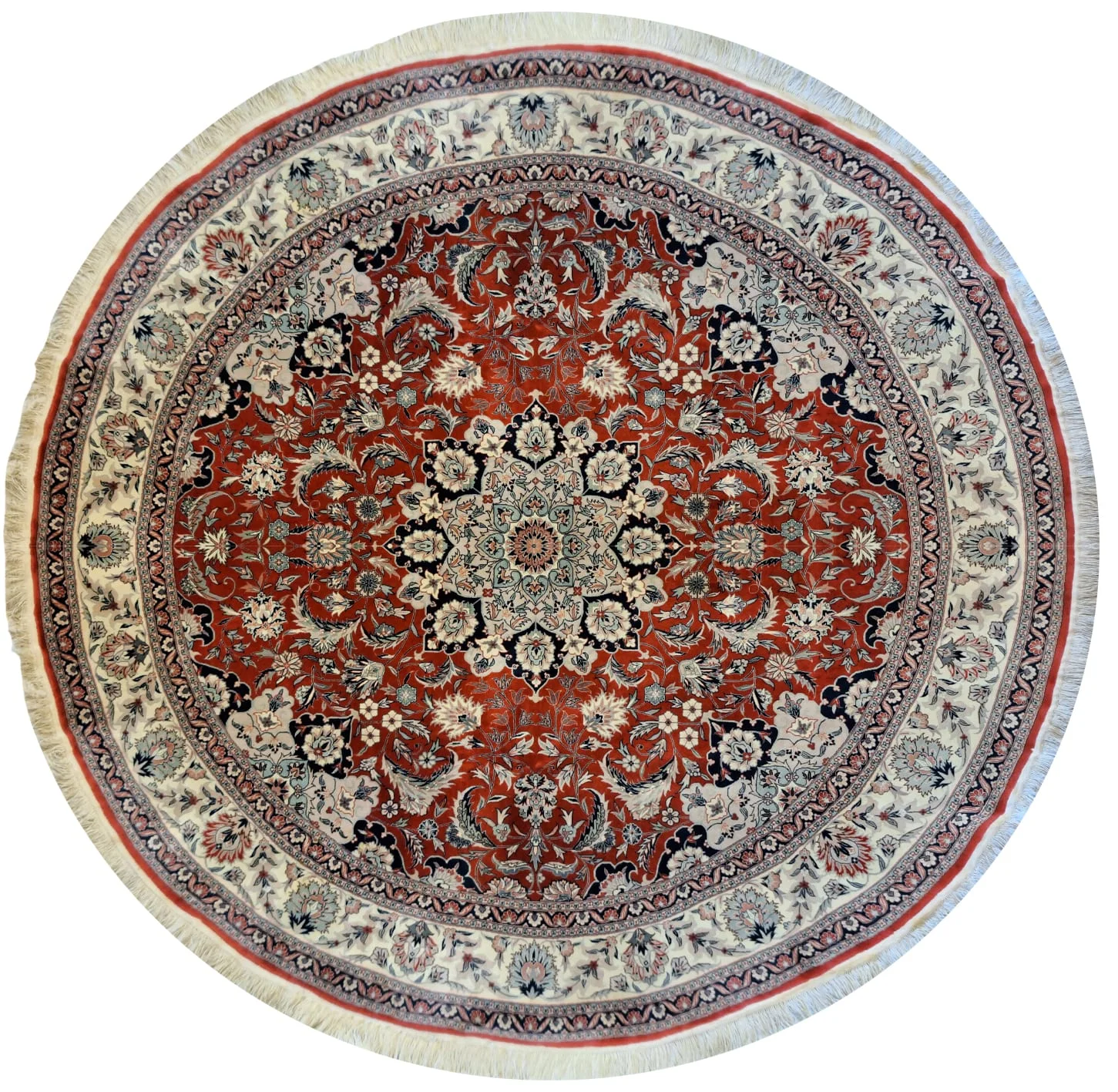 KÍNAI TABRIZ KÉZI CSOMÓZÁSÚ GYAPJÚ SZŐNYEG
