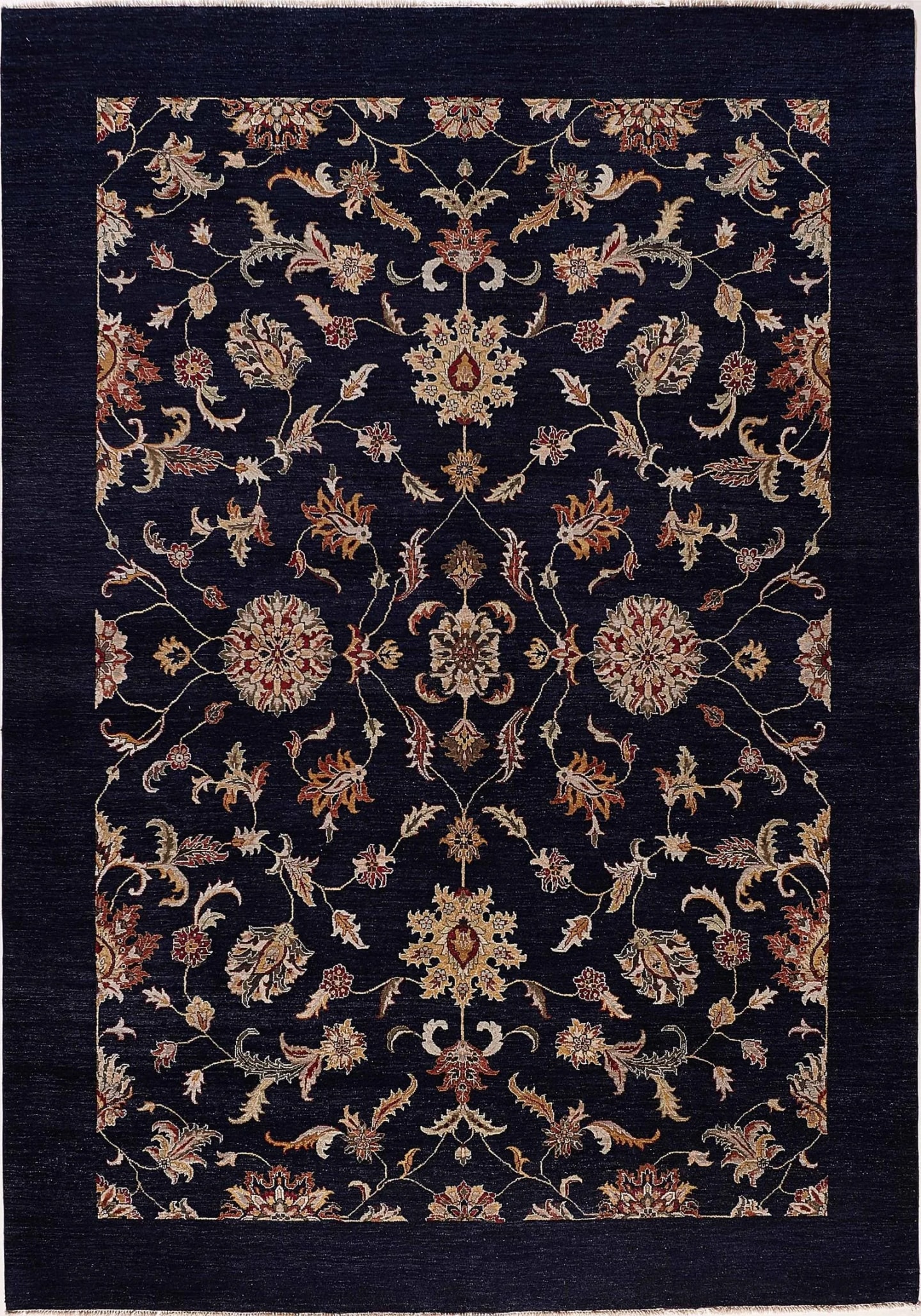 INDIAN RENAISSANCE HANDMADE WOOL CARPET