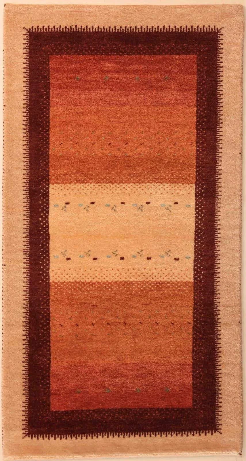 INDIAN GABBEH HANDMADE WOOL CARPET